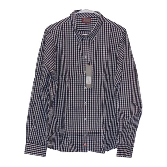 NEW Pennington Bailes Black & White Checks Button-Down Shirts Men's Size XXL - Picture 1 of 12